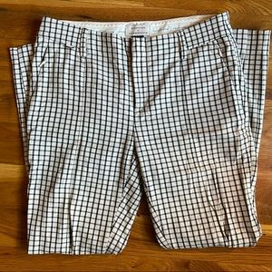 Anthropologie Essential Slim Pant in Windowpane